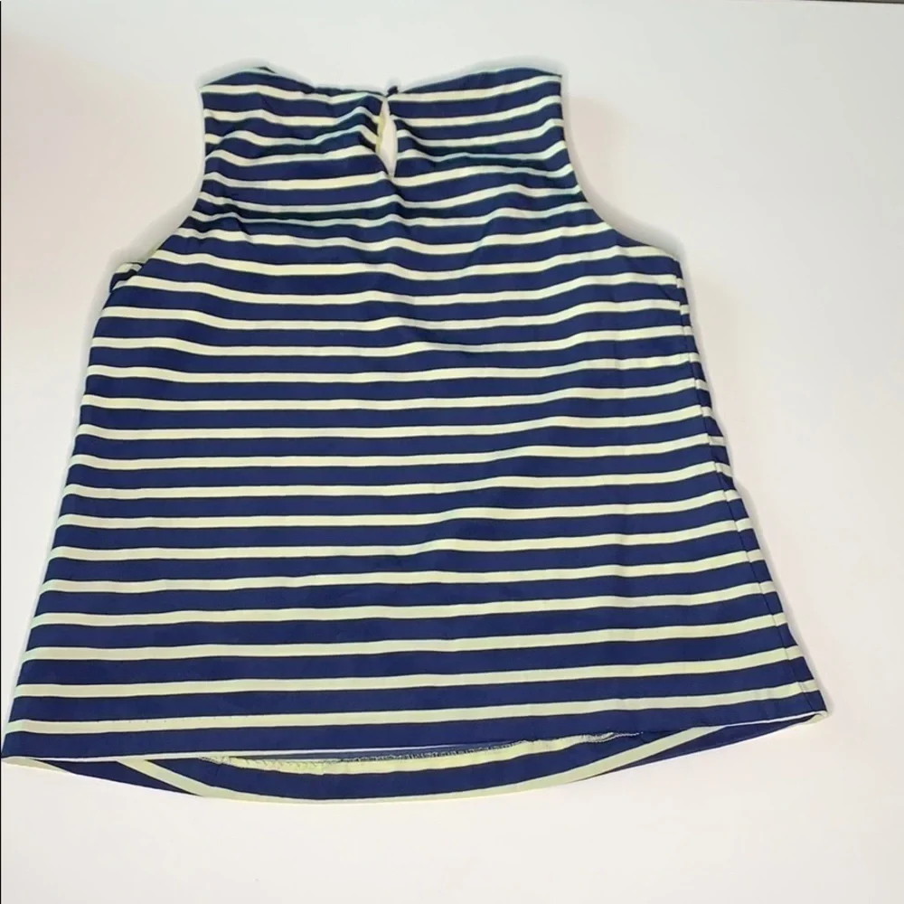 Forever 21 stripe tank top size small women’s green / navy - Picture 4 of 8